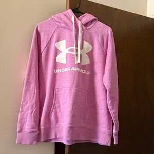 Gently used Under Armour pink hoodie